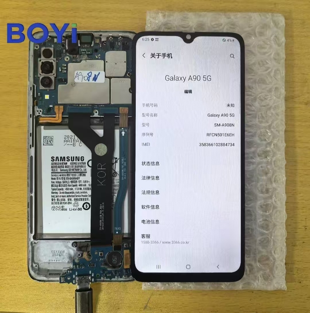 Mobile Phone Lcd for Samsung A70 A80 A90 5G INCELL OEM OLED With Frame Lcd Display Pantalla Original for Replacement Repair