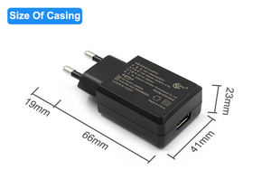 Настенное USB-зарядное устройство с сертификатом <span class=keywords><strong>KC</strong></span>, 5 В, 2,4 А - Product Image 5