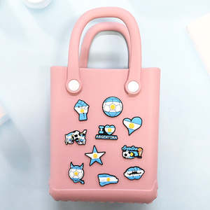 New Arrival Argentina <strong>Football</strong> Shoe <strong>Charms</strong> Wholesale New Pvc Designer Shoe Decoration Clog Inside Out Shoe <strong>Charms</strong> - Product Image 6