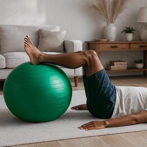 ลูกบอลโยคะคุณภาพสูงยอดนิยม ขนาด 55 ซม. 65 ซม. 75 ซม. สีสันสดใส รับทำโลโก้ตามสั่ง ราคาส่ง แข่งขันได้ - Product Image 2