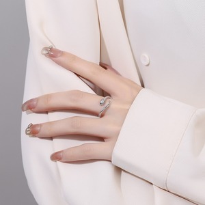 Nabest <span class=keywords><strong>925</strong></span> <span class=keywords><strong>argento</strong></span> Sterling anelli a forma di serpente 18k placcato oro regolabile anelli personalizzati per donne produttore di gioielli - Product Image 4