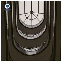 Fenêtre de toit en aluminium à économie d'énergie, commande manuelle, double vitrage, pour résidences privées et greniers, fabrication OEM