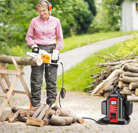 Convertisseur d'alimentation 2 ports 350W DC 20V vers AC 110V~120V pour batteries Milwaukee 20V, générateur extérieur, ordinateur portable, fonction PD