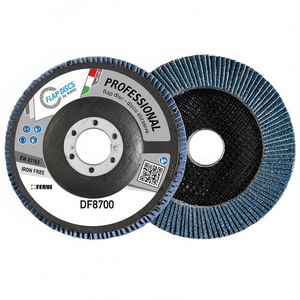 Disque à lamelles professionnel Fervi DF8700, disque abrasif sans fer pour ponçage - Product Image 1