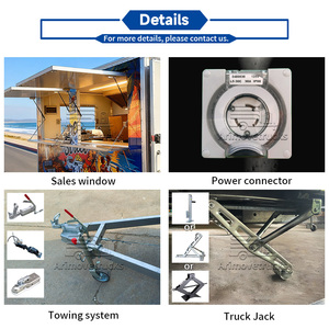 Remolque de Comida Retro Personalizado, Carrito de Donuts y Postres, Remolque de Comida para Exteriores, Remolque Comercial de Helados, <span class=keywords><strong>Precio</strong></span> en India - Product Image 5