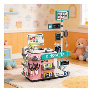 Learning Doctor <b>Toy</b> <b>Set</b> Children Medical <b>Tools</b> Pretend Play Hospital Clinic Educational Role Playing Activity <b>Toys</b> Gift - Product Image 3