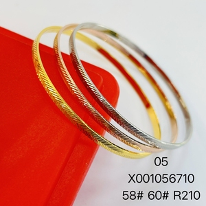 XUPING Jewelry Dubai Wholesale 24k Gold Plated <strong>Copper</strong> Chunky Fashion Jewelry Bracelets Women <strong>Bangles</strong> - Product Image 6