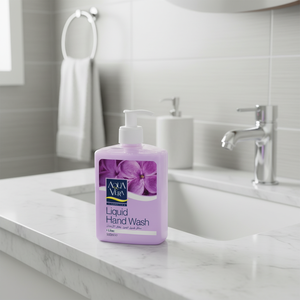 Savon liquide pour les mains AquaVera, antiseptique, chimique, pour les toilettes, avec SLS, certifié ISO 9001, LILAC, 500 ml - Product Image 3