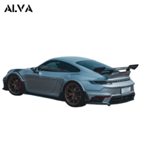 Kit carrosserie aérodynamique en fibre de carbone sèche AMANS Design Ghost Aero, pare-chocs arrière avec finition polie pour Porsche 911 992 GT3RS côté gauche
