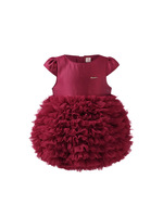 Robe de princesse en tulle crochetée pour filles avec jupe en maille superposée, haut de veste moelleux et doux pour les bébés filles et les tout-petits