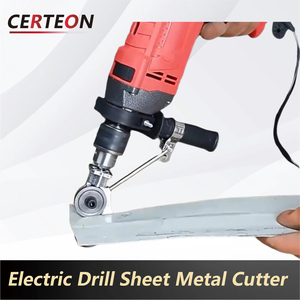Universal <strong>Drill</strong> <strong>Metal</strong> Cutter <strong>Attachment</strong> 360 Degree Rotating Sheet <strong>Metal</strong> Shear Heavy Duty Tool for Stainless DIY Projects - Product Image 6
