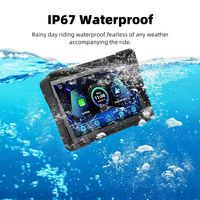 GPS Motor Navigator Dash Cam BSD Blind Spot Carplay Layar Terpisah Navigasi Deteksi Tekanan Ban Tahan Air 5 inci