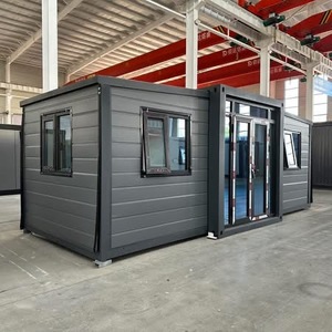 Casa Contenedor de Lujo Expandible de 20 y 40 Pies, Prefabricada, Portátil, Ecológica, con Energía Solar, Moderna, para Sala de Estar, Cocina, Escuela - Product Image 1
