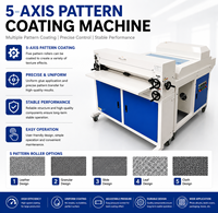 Nouvelle machine de revêtement UV semi-automatique industrielle à 5 axes Double100 pour papier, albums photo, couvertures de livres et emballages de luxe