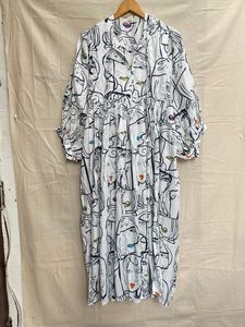 Vestido largo maxi de algodón para mujer, muy demandado, suave, transpirable, para uso diario, a la venta desde India. - Product Image 5