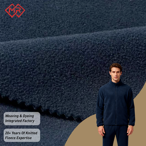 Vải ấm 2 mặt chải với 1 mặt chống Đóng cọc nặng 340gsm 100% Polyester vải lông cừu cực cho chăn may - Product Image 1