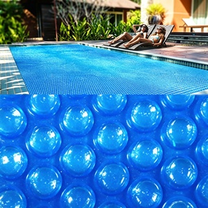 Couverture de piscine solaire en PE à bulles, couverture isolante pour piscine pour réduire l'évaporation de l'eau et la perte de chaleur - Product Image 2