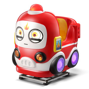 Voiture jouet pour enfants, balançoire à bascule, 110V/220V, voitures tamponneuses en plastique à monnayeur pour manèges d'attraction pour enfants - Product Image 4