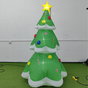 Árbol <span class=keywords><strong>de</strong></span> <span class=keywords><strong>Navidad</strong></span> Inflable <span class=keywords><strong>con</strong></span> Luces, Árbol <span class=keywords><strong>de</strong></span> <span class=keywords><strong>Navidad</strong></span> Inflable <span class=keywords><strong>con</strong></span> Estrella en la Punta, Bastón <span class=keywords><strong>de</strong></span> <span class=keywords><strong>Caramelo</strong></span>, Decoración Navideña para Jardín Exterior - Product Image 1