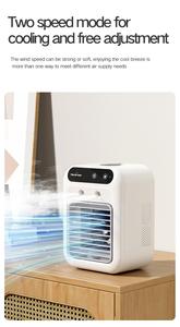 Enfriador de Aire Evaporativo 2 en 1 en Oferta, Ventilador Portátil con Función de Humidificador para Dormitorio y Sala de Estar - Product Image 3