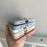 Coque de téléphone personnalisée en PC + silicone avec chiffon en microfibre, étui en silicone pour iPhone 15 Pro Max 14 13 12 11 XS 8 16 17 Air