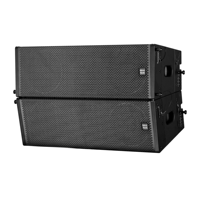 LA212PD Dual 12 pulgadas Altavoz de matriz de línea activa bidireccional 1800W Equipo de sonido Rendimiento Barra de madera contrachapada de abedul