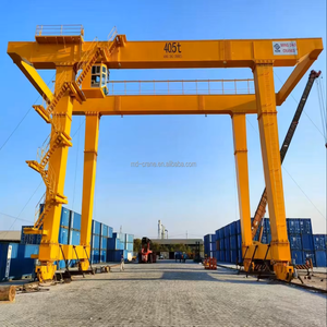 Grúa Pórtico de Alta Capacidad para Contenedores Ferroviarios de 60t con Componentes Centrales del Motor para el Manejo de Contenedores Ferroviarios - Product Image 1