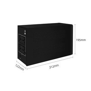 Fuente de alimentación ininterrumpida única UPS de 1200VA de alta calidad para equipos informáticos, enrutador WiFi, energía de respaldo de onda sinusoidal pura para - Product Image 6