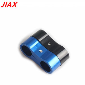 Morsetto per filo, Clip per tubo AN4 / 6 / 8 / 10/12, separatore per tubo dell'olio di scarico automatico in alluminio a 2 fori, 9 colori - Product Image 6