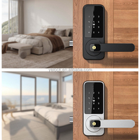 Cerradura Electrónica Inteligente RFID ANSI de un Solo Punto de Cierre para Puertas de Hotel con Software de Gestión para Control de Acceso a Habitaciones