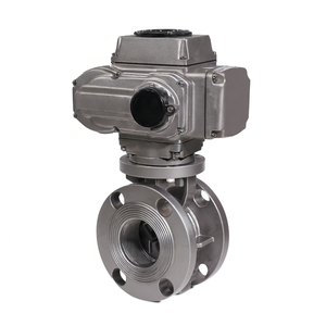 Vente de liquidation B2B COVNA DN200 8 pouces siège en caoutchouc EPDM double bride actionneur rotatif électrique 24V commande urgente vanne papillon - Product Image 6