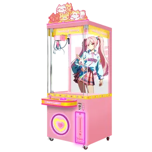 Nieuw Ontworpen Schattig Speelgoed Pop Automaat Spel Klauw Kraan Machine Te Koop Klauw Kraan Machine