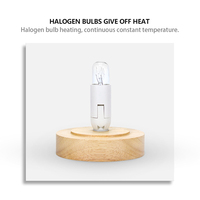 Lampe à parfum décorative pour hôtel Brûleur à huile essentielle en céramique Brûleur à cire parfumée Diffuseur d'aromathérapie Réchauffeur de cire électrique