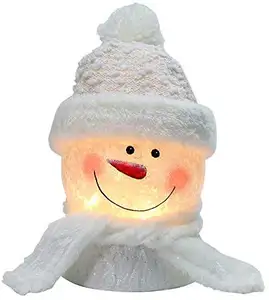 Lampe de noël électroluminescente en résine, ronde, en <span class=keywords><strong>boule</strong></span> de <span class=keywords><strong>neige</strong></span> en verre de cristal, avec cadeaux et artisanat, nouveau - Product Image 1