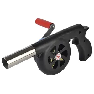 Cross Border Spot Outdoor Hand Operated Combustion Air Blower Manual Barbecue Picnic Camping Fire Making Tools Hair Dryer