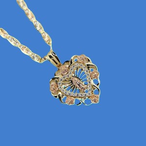 Collar con Colgante Ovalado de la <span class=keywords><strong>Virgen</strong></span> María, Nuestra Señora de Guadalupe, Personalizado por 21yearfactory, para Mujer, Joyería Perfecta - Product Image 6