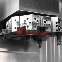Centre d'usinage CNC haute vitesse 5 axes avec broche à entraînement direct pour composants aérospatiaux en aluminium