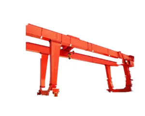 Nucleon Brand MG-U Type Double Girder beam Hook Gantry Crane 10 ton 30 ton 50 ton 100 ton container lifting price