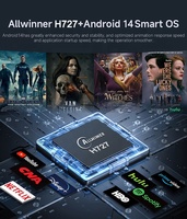 Proyector de Cine en Casa Inteligente con Sistema Android 14, WiFi 5G, Enfoque Automático 4K Full HD, Keystone, 1000ANSI Lúmenes, 1080P