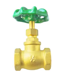 JIDA Brass Stop Valve Whole sale 1/2 - 4 Inch BSP Thread High Pressure Handle Wheel Water Brass Gate Valve Price 3 Inch