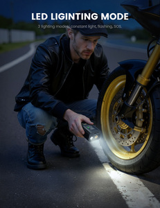 مضخة هواء محمولة متعددة الوظائف Lamicall VHEP02، منفاخ إطارات 150PSI بتدفق 35 لتر/دقيقة، بطارية 6000 مللي أمبير، مضخة كهربائية لاسلكية للسيارات والدراجات - Product Image 6