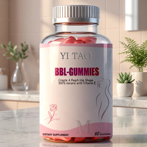 Gummies OEM BBL pour l'amélioration des fessiers chez la femme – Extraits végétaux de qualité alimentaire – Compléments alimentaires pour adultes pour remodeler la silhouette - Product Image 1