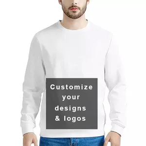 1MOQ Custom Print Logo/Image Drop shipping OEM ODM Wholesale Autumn Winter High Quality Men Blank Clothing Sweaters