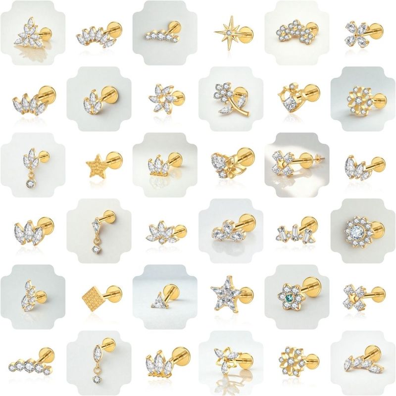 Clover F136 Titanium Earring KT Cat