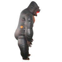 Costume gonflable géant personnalisé de gorille tailles enfant et adulte pour la publicité de fête de Noël mascotte soufflée à l'air