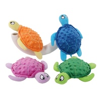 Nouveau jouet interactif pour animaux de compagnie 2026 : tortue vocale en peluche de 25 cm, résistante aux morsures, avec motif de chien de dessin animé