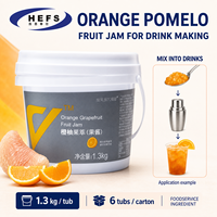 Confiture de fruits 1,3 kg x 6 cartons, 10 saveurs, entrepôts locaux US MY RU, livraison rapide pour les boulangeries et les marques de boissons