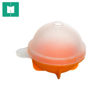 Moule à glaçons sphériques en silicone de 2,5 pouces, certifié CIQ, écologique, résistant au congélateur, de qualité professionnelle, couleurs personnalisées pour les traiteurs