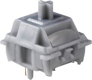 YMDK GATERON 5 broches Smoothie <span class=keywords><strong>Silver</strong></span> <span class=keywords><strong>Speed</strong></span> Linear POM Housing Stem RGB SMD DIY Hotswap Switches pour <span class=keywords><strong>clavier</strong></span> mécanique - Product Image 2