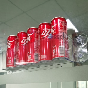 RECHI Acrylic Tùy Chỉnh Cửa Hàng Tiện Lợi Tủ Lạnh Kính Đồ Uống Hiển Thị Giá Trong Suốt Cao Cấp Hút Cup Hiển Thị - Product Image 3